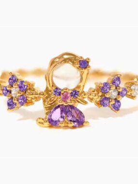 Rapunzel Adjustable Gold ring